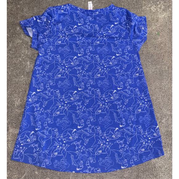 Lularoe women’s blue dinosaur classic t-shirt (size small) - Picture 7 of 7
